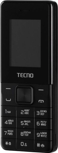 Мобiльний телефон Tecno T301 Dual Sim Phantom Black (4895180778674) 4895180778674 фото