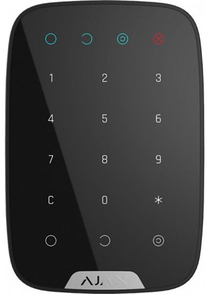 Бездротова сенсорна клавіатура Ajax KeyPad Black (8722.12.BL1/38248.12.BL1) 8722.12.BL1 фото