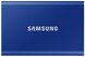 Накопичувач зовнішній SSD 2.5" USB 1.0TB Samsung T7 Indigo Blue (MU-PC1T0H/WW) 454233 фото 1