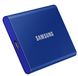 Накопичувач зовнішній SSD 2.5" USB 1.0TB Samsung T7 Indigo Blue (MU-PC1T0H/WW) 454233 фото 4