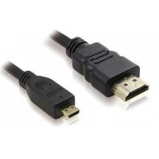 Кабель Atcom HDMI - microHDMI (type D) (M/M), 2 м, чорний (15268) блістер 15268 фото