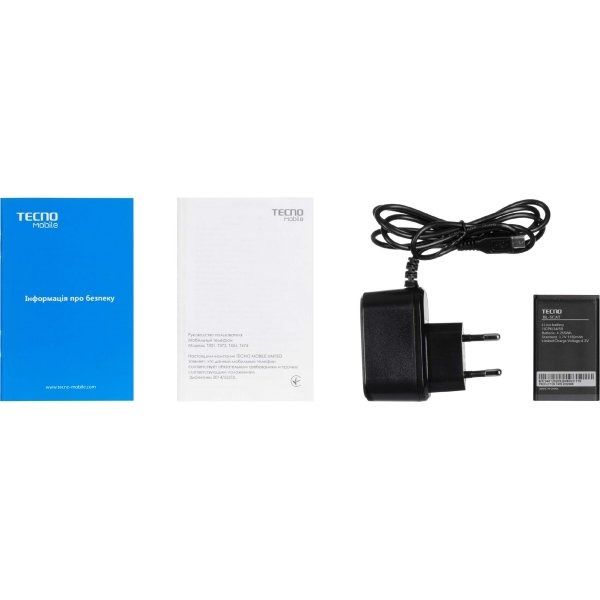 Мобiльний телефон Tecno T301 Dual Sim Deep Blue (4895180778681) 4895180778681 фото