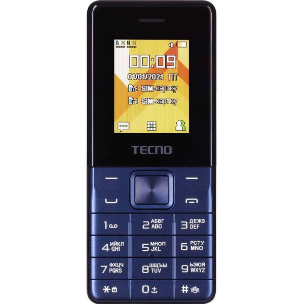 Мобiльний телефон Tecno T301 Dual Sim Deep Blue (4895180778681) 4895180778681 фото