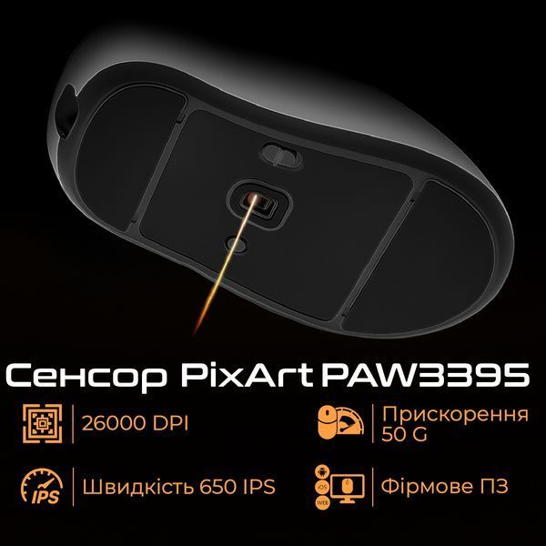 Миша бездротова RAWM ER21 White