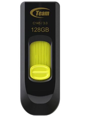 Флеш-накопичувач USB3.0 128Gb Team C145 Yellow (TC1453128GY01) 65762 фото