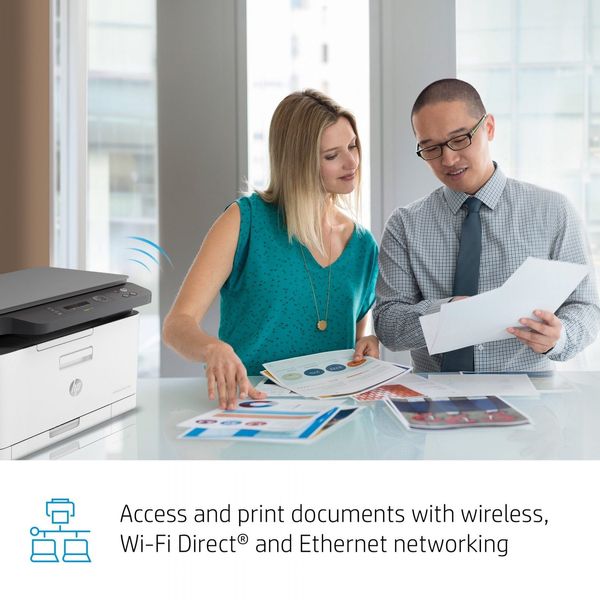 Багатофункціональний пристрій А4 кол. HP Color Laser 178nw з Wi-Fi (4ZB96A) 4ZB96A фото