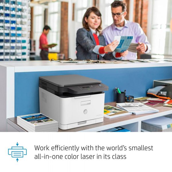 Багатофункціональний пристрій А4 кол. HP Color Laser 178nw з Wi-Fi (4ZB96A) 4ZB96A фото