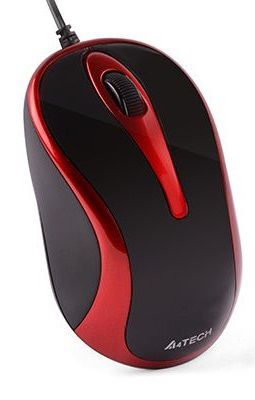 Миша A4Tech N-350-2 Red/Black V-Track N-350-2 (Red+Black) фото