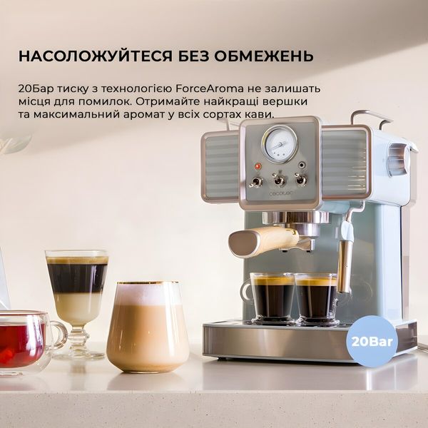 Кавоварка ріжкова Cecotec Cumbia Power Espresso 20 Tradizionale CCTC-01575 CCTC-01575 фото