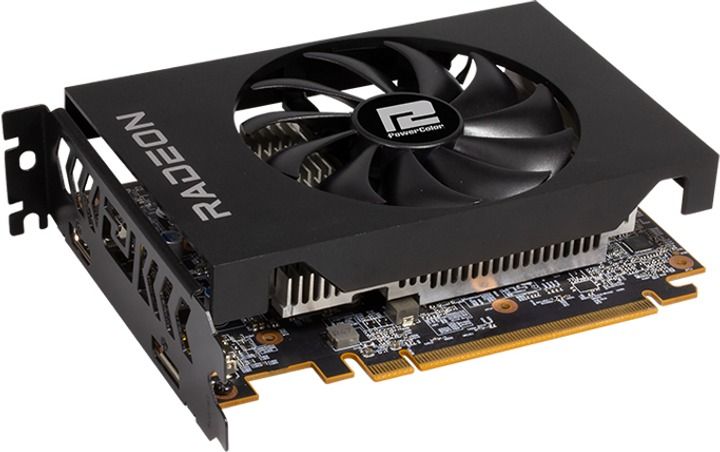 Відеокарта AMD Radeon RX 6400 4GB GDDR6 ITX PowerColor (AXRX 6400 4GBD6-DH) AXRX 6400 4GBD6-DH фото