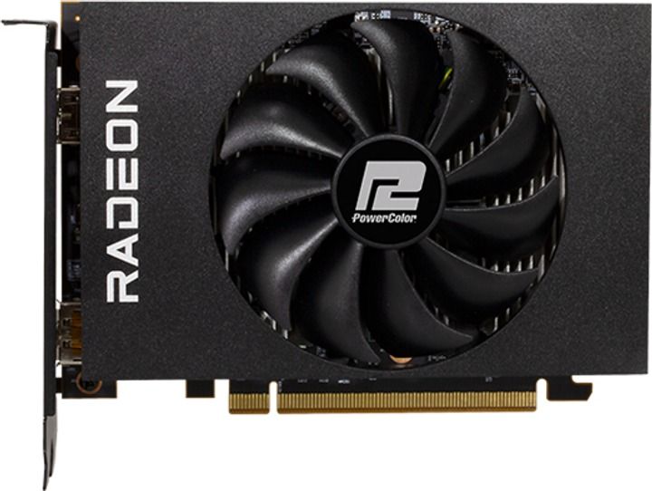 Відеокарта AMD Radeon RX 6400 4GB GDDR6 ITX PowerColor (AXRX 6400 4GBD6-DH) AXRX 6400 4GBD6-DH фото