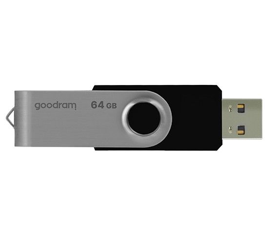 Флеш-накопичувач USB2.0 64GB Goodram UTS2 (Twister) Black (UTS2-0640K0R11) UTS2-0640K0R11 фото