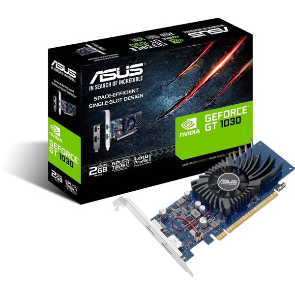 Відеокарта GF GT 1030 2GB GDDR5 Asus (GT1030-2G-BRK) GT1030-2G-BRK фото