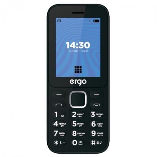 Мобiльний телефон Ergo E241 Dual Sim Black 404148 фото