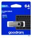 Флеш-накопичувач USB2.0 64GB Goodram UTS2 (Twister) Black (UTS2-0640K0R11) UTS2-0640K0R11 фото 1