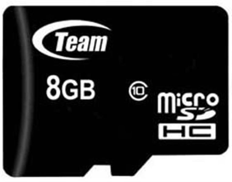 Карта пам`ятi MicroSDHC 8GB Class 10 Team + SD-adapter (TUSDH8GCL1003)- 24019 фото