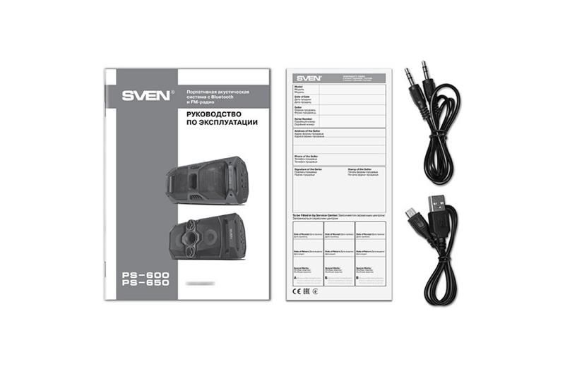 Акустична система Sven PS-650 Black 00410094 фото