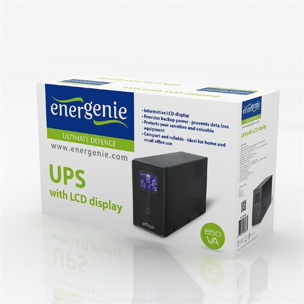 Джерело безперебійного живлення EnerGenie EG-UPS-031 650VA 112327 фото