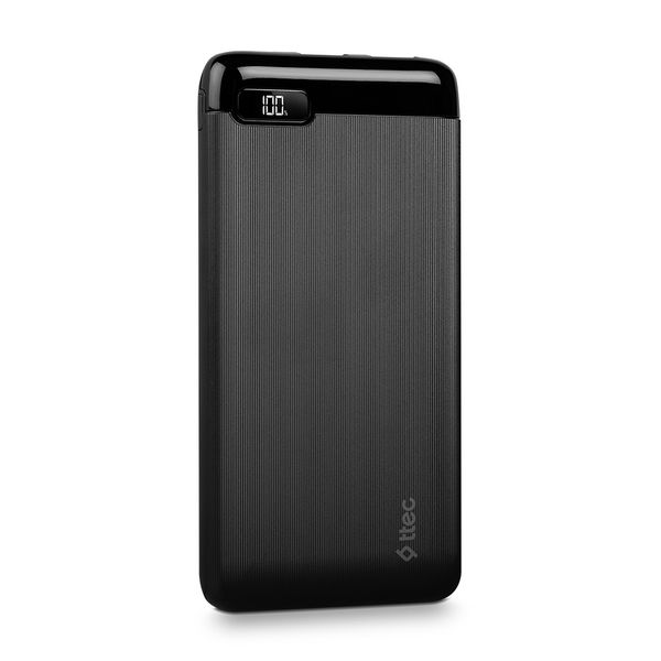 Універсальна мобільна батарея Ttec 20000mAh PowerSlim Black (2BB184S) 373370 фото