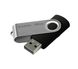 Флеш-накопичувач USB2.0 128GB Goodram UTS2 (Twister) Black (UTS2-1280K0R11) UTS2-1280K0R11 фото 3