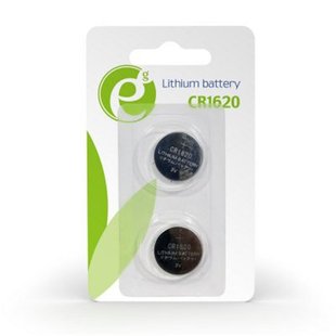Батарейка EnerGenie Lithium CR1620 BL 2 шт EG-BA-CR1620-01 фото