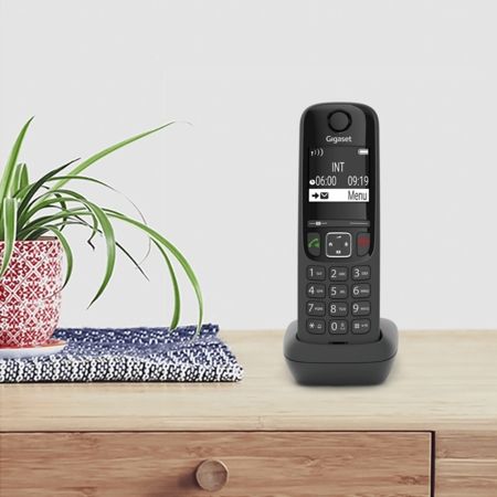 Радiотелефон DECT Gigaset AS690 IP Black (S30852H2813S301) S30852H2813S301 фото