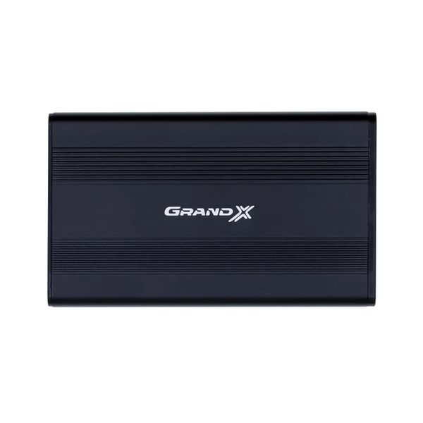 Зовнішня кишеня Grand-X для підключення SATA HDD 2.5", USB 2.0, алюміній (HDE21) 125587 фото