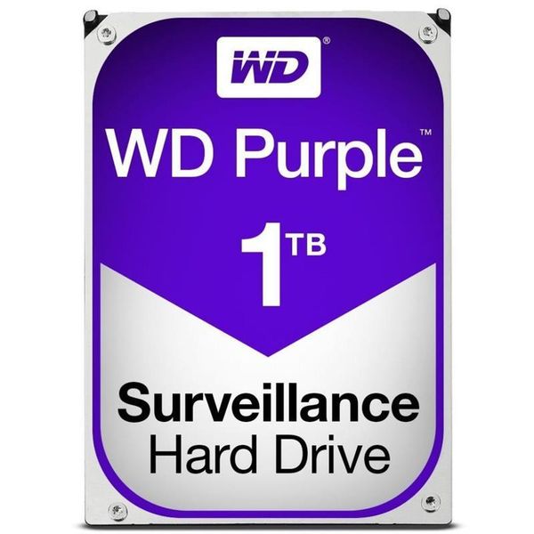 Накопичувач HDD SATA 1.0TB WD Purple 5400rpm 64MB (WD10PURZ) 181643 фото