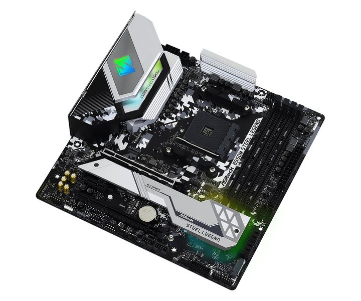 Материнська плата ASRock B550M Steel Legend Socket AM4 B550M Steel Legend фото