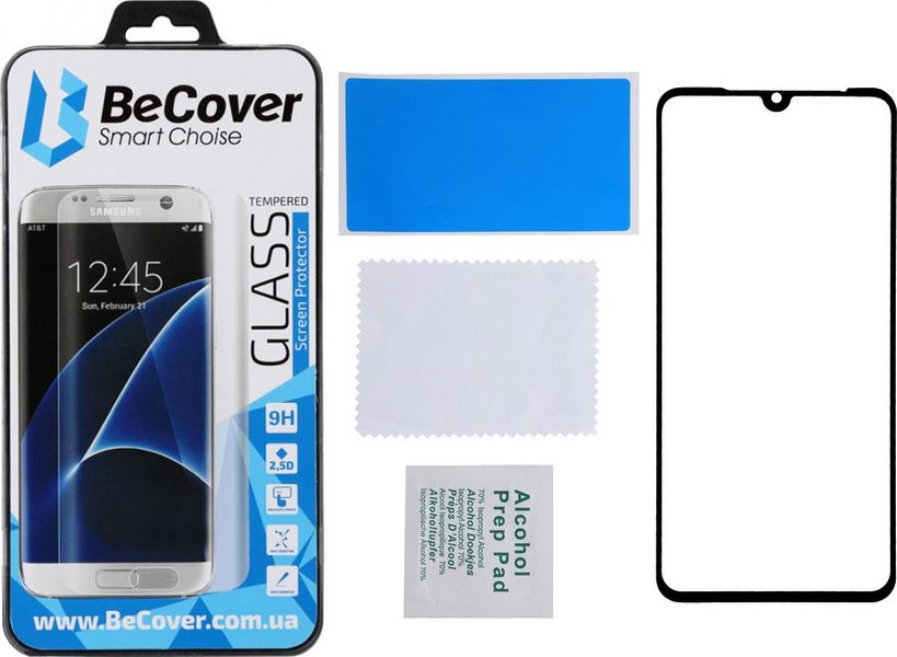 Захисне скло BeCover для Oppo A52 Black (705107) 705107 фото