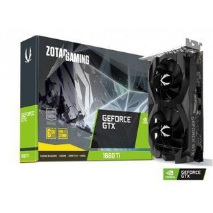 Відеокарта Zotac GeForce GTX 1660 Ti 6Gb GDDR6 (192bit) (1770/14000) (HDMI, DisplayPort) (ZT-T16610F-10L) Refurbished 82709323 фото