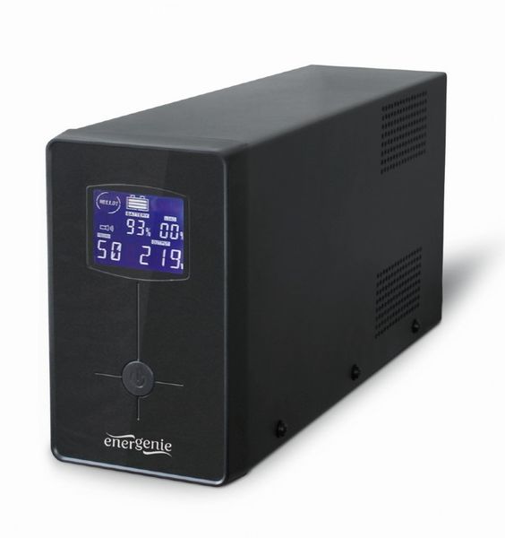 Джерело безперебійного живлення EnerGenie EG-UPS-032 850VA, Line Int., AVR, 2xIEC+1xSchuko, USB, LCD, RJ11 112328 фото