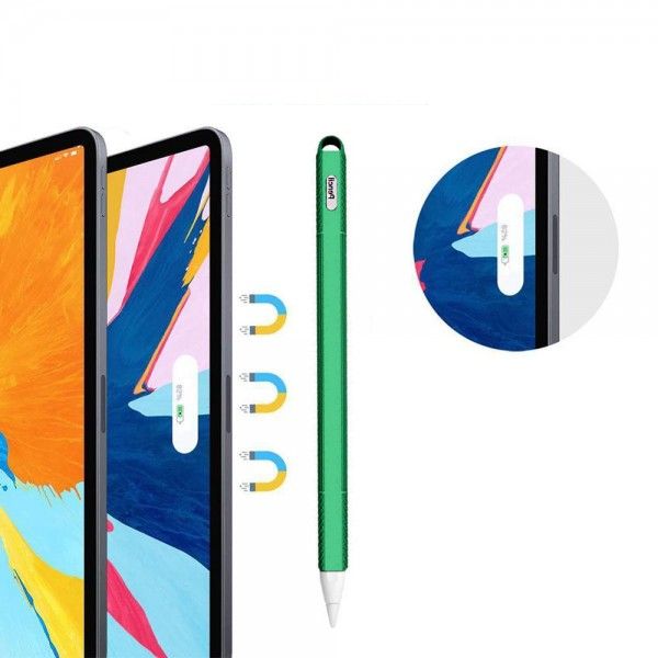 Чохол TPU Goojodoq Hybrid Ear для стілуса Apple Pencil 2 Green тех.пак (4001055094286G) 4001055094286G фото