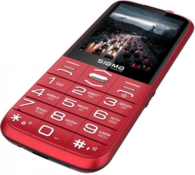 Мобільний телефон Sigma mobile Comfort 50 Grace Dual Sim Red Comfort 50 Grace Red фото