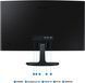 Монiтор Samsung 24" Essential S3 LS24D360 (LS24D360GAIXCI) VA Black Curved 100Hz
