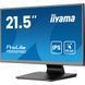 IIYAMA 21.5" 16:9 IPS сенсорний РК монітор, 1920х1080, проекційно-ємністна технологія, 1xHDMI/1xDP/2xUSB 3. (T2252MSC-B2AG)