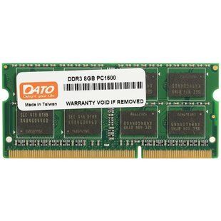 Модуль пам`ятi SO-DIMM DDR3L 8GB/1600 Dato (DT8G3DSDLD16) DT8G3DSDLD16 фото