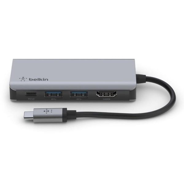 Док-станція USB-C Belkin 4in1 Multiport Dock Gray (AVC006BTSGY) AVC006BTSGY фото