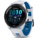 Смарт-годинник Garmin Forerunner 265 Black Bezel with Whitestone Case and Whitestone/Tidal Blue Silicone Band (010-02810-51) 010-02810-51 фото 1