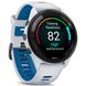 Смарт-годинник Garmin Forerunner 265 Black Bezel with Whitestone Case and Whitestone/Tidal Blue Silicone Band (010-02810-51) 010-02810-51 фото 9