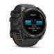 Смарт-годинник Garmin Fenix 8 51mm AMOLED Sapphire Carbon Gray DLC Titanium with Black Silicone (010-02905-63)