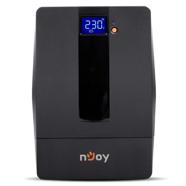 Джерело безперебійного живлення NJOY Horus Plus 1500 (PWUP-LI150H1-AZ01B) Lin.int., AVR, 4 x евро, USB, LCD, пластик 314031 фото