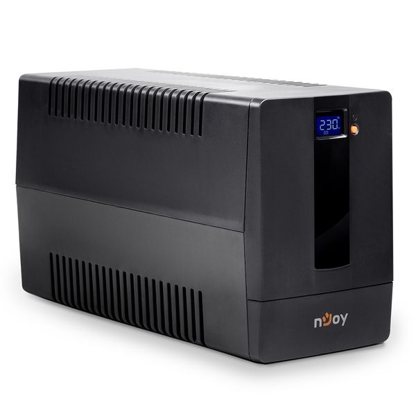 Джерело безперебійного живлення NJOY Horus Plus 1500 (PWUP-LI150H1-AZ01B) Lin.int., AVR, 4 x евро, USB, LCD, пластик 314031 фото