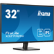IIYAMA 31,5" 16:9 IPS РК монітор, 2560х1440, 3 мс (GtG), 100 Гц, Adaptive Sync, 2xHDMI 2.0/1xDP 1.4/3xUSB 3 (X3270QSU-B1)