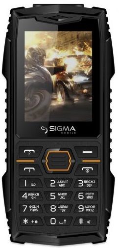 Мобільний телефон Sigma mobile X-treme AZ68 Dual Sim Black/Orange 397322 фото