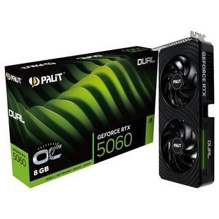 Відеокарта GF RTX 5060 8GB GDDR7 Dual OC Palit (NE75060S19P1-GB2063D) NE75060S19P1-GB2063D фото