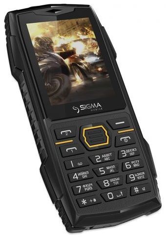 Мобільний телефон Sigma mobile X-treme AZ68 Dual Sim Black/Orange 397322 фото