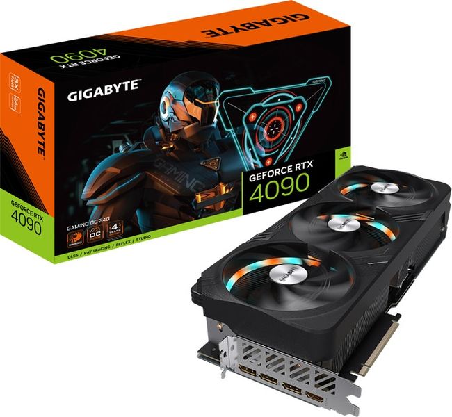 Відеокарта GF RTX 4090 24GB GDDR6X Gaming OC Gigabyte (GV-N4090GAMING OC-24GD) 435734 фото