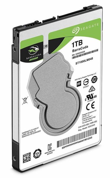 Накопичувач HDD 2.5" SATA 1.0TB Seagate BarraCuda 5400rpm 128MB (ST1000LM048) 161446 фото