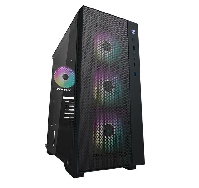 Корпус DeepCool Matrexx 55 Mesh ADD-RGB 4F Black (DP-ATX-MATREXX55-MESH-AR-4F) без БЖ DP-ATX-MATREXX55-MESH-AR-4F фото